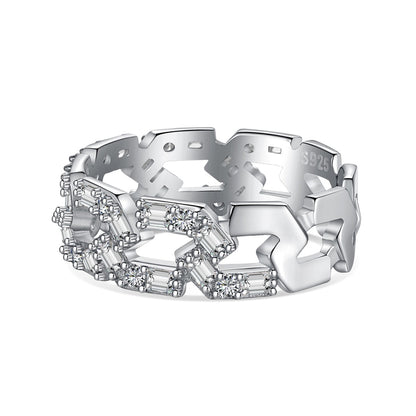 [Aurelle Style]Sparkling Vibrant Emerald Cut Daily Ring