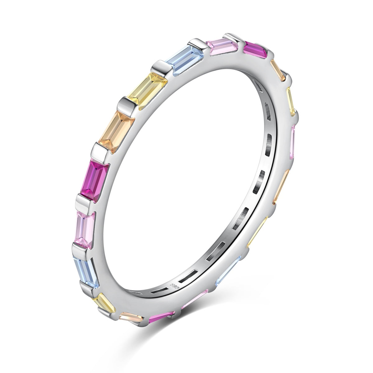 [Aurelle Style]Exquisite Multicolored Emerald Cut Daily Ring