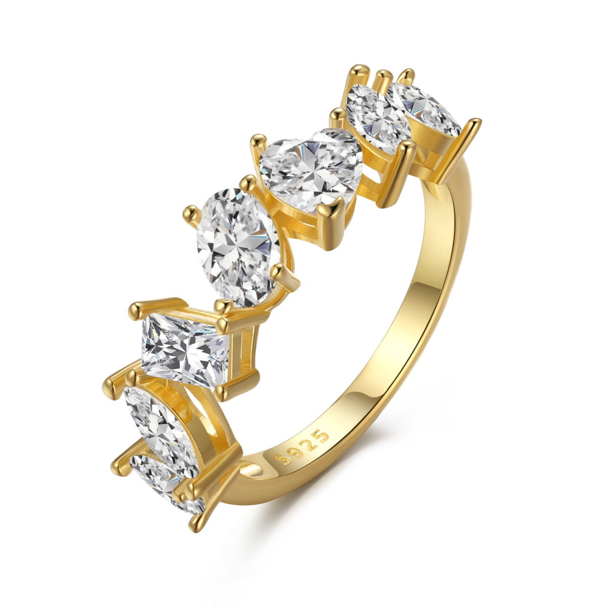 [Aurelle Style]Delicate Multi Cut Ring
