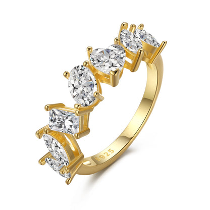 [Aurelle Style]Delicate Multi Cut Ring
