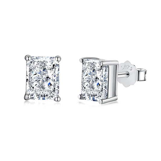 [Aurelle Style]Radiant Luxurious Princess Cut Daily Earrings