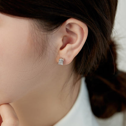 [Aurelle Style]Radiant Luxurious Princess Cut Daily Earrings