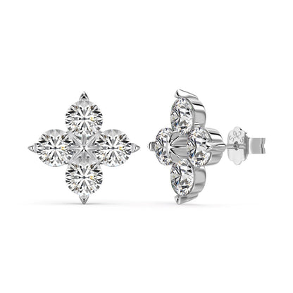 [Aurelle Style]Four-Leaf Clover Eight-Pointed Star Earrings