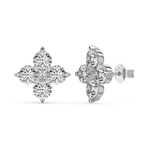 [Aurelle Style]Four-Leaf Clover Eight-Pointed Star Earrings