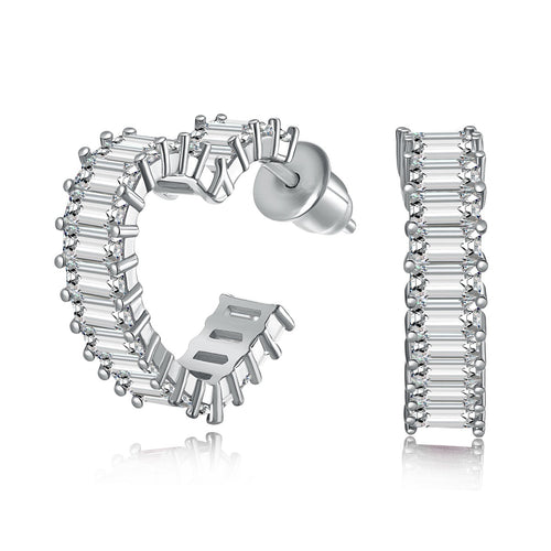 [Aurelle Style]Radiant Heart Cutout Earrings