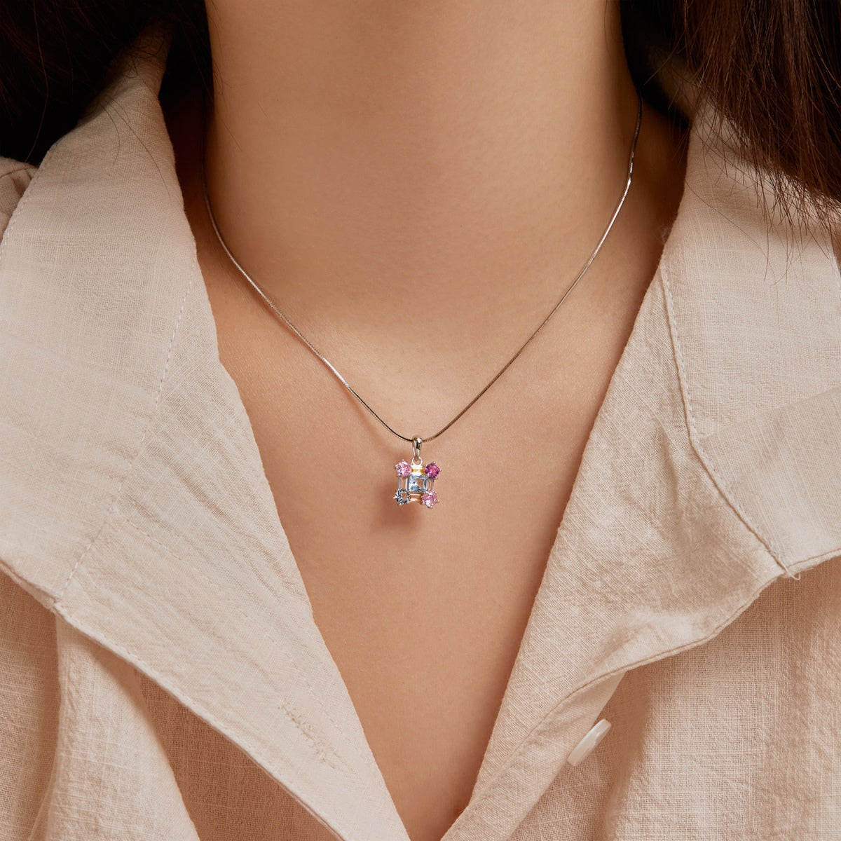 [Aurelle Style]Gorgeous Multi Colorful Necklace