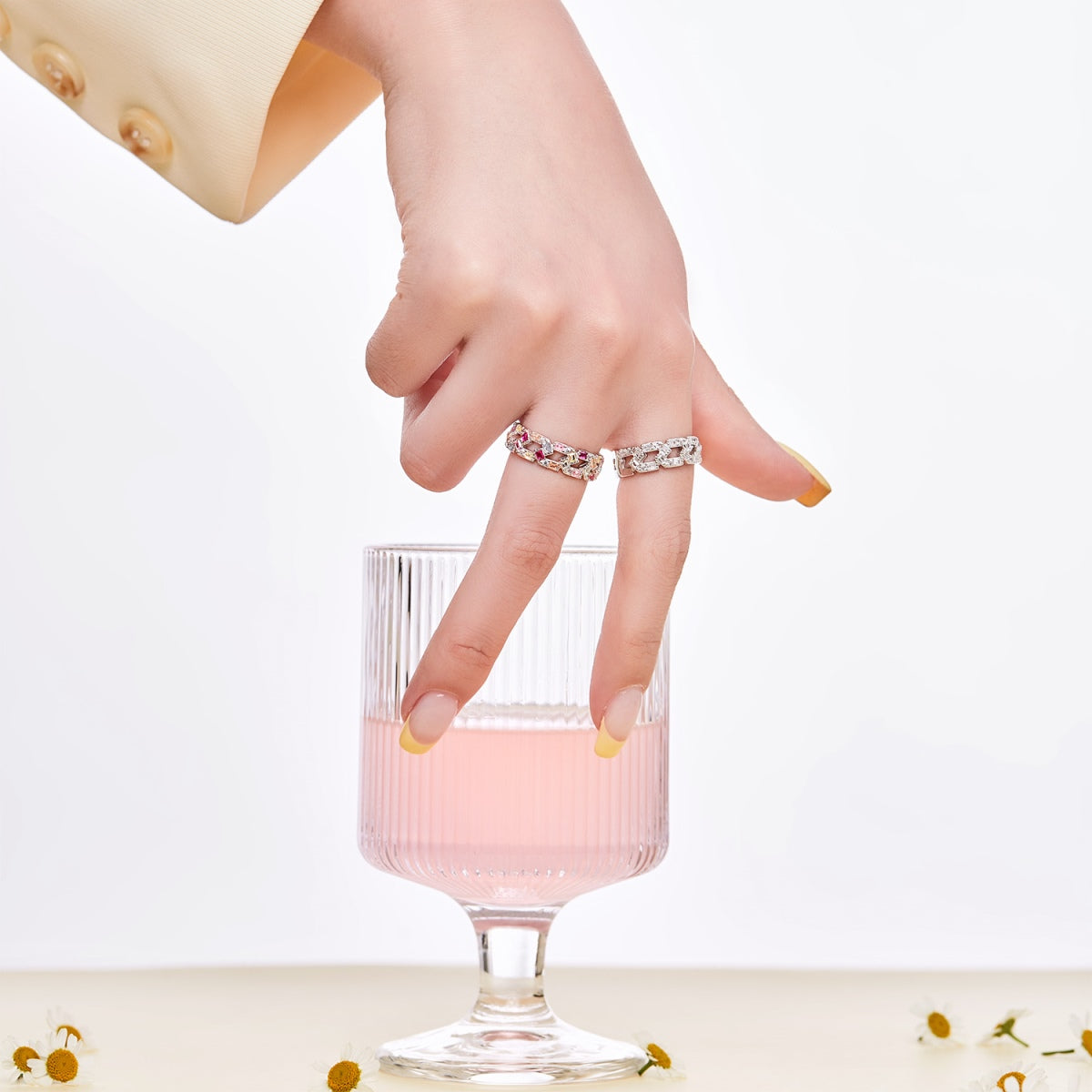 [Aurelle Style]Sparkling Vibrant Emerald Cut Daily Ring