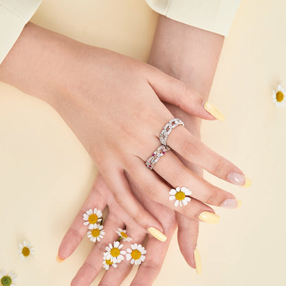 [Aurelle Style]Sparkling Vibrant Emerald Cut Daily Ring