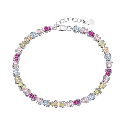 [Aurelle Style]Delicate Colorful Emerald Cut Party Bracelet