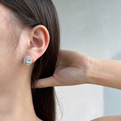 [Aurelle Style]Delicate Gorgeous Pear Cut Daily Earrings