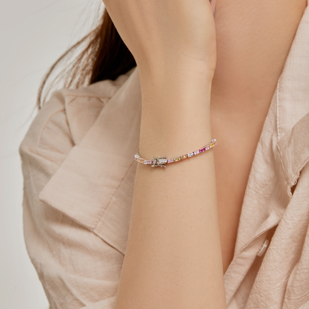 [Aurelle Style]Delicate Romantic Heart Shape Lover Bracelet