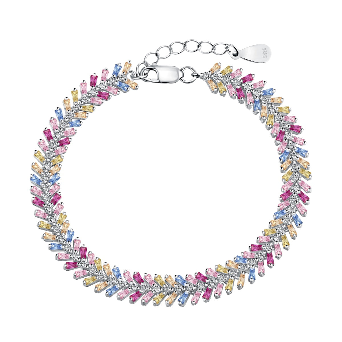 [Aurelle Style]Dainty Radiant Emerald Cut Daily Bracelet
