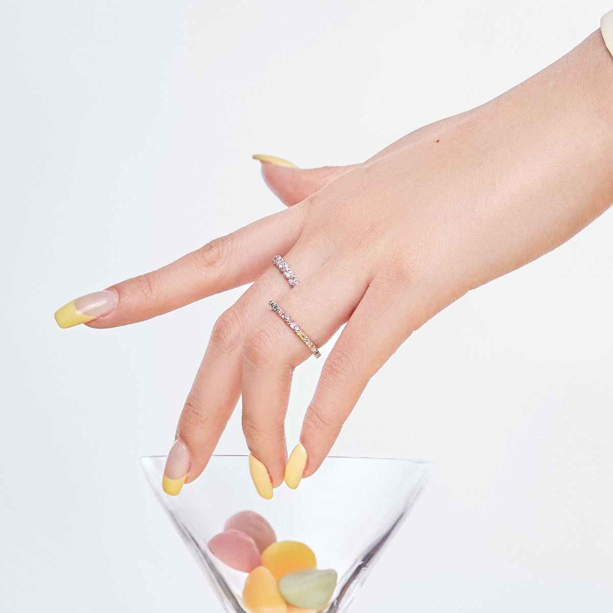 [Aurelle Style]Charming Colorful Round Cut Daily Ring