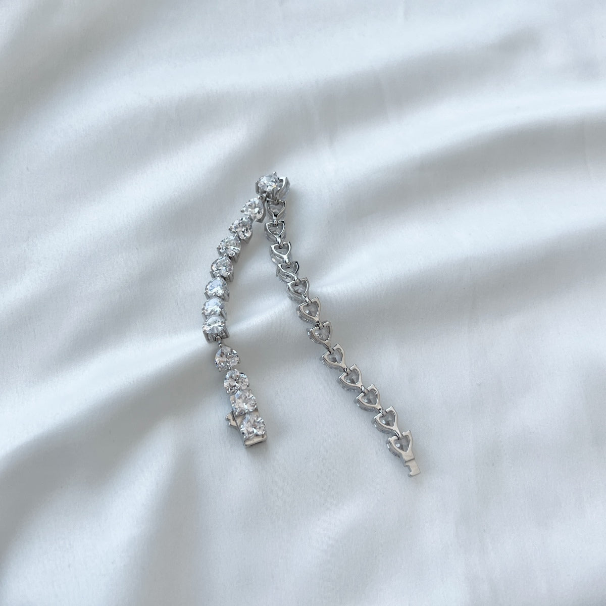 [Aurelle Style]0.75 Carat Elegant Romantic Heart Shape Lover Bracelet