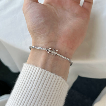 [Aurelle Style]Dazzling Exquisite Round Cut Daily Bracelet
