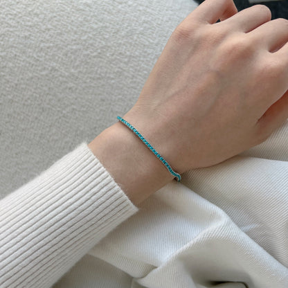 [Aurelle Style]Dazzling Exquisite Round Cut Daily Bracelet