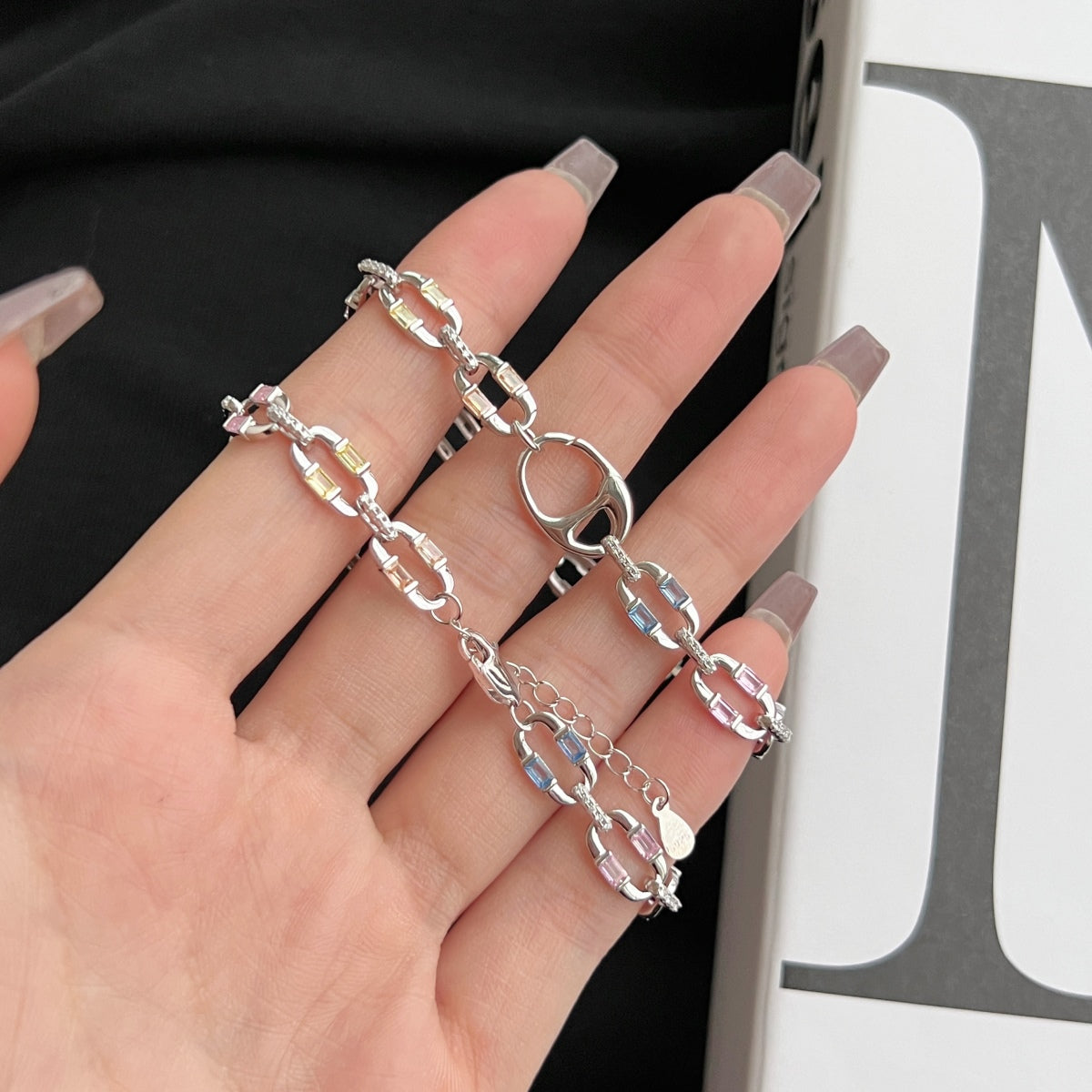 [Aurelle Style]Dazzling Colorful Daily Bracelet