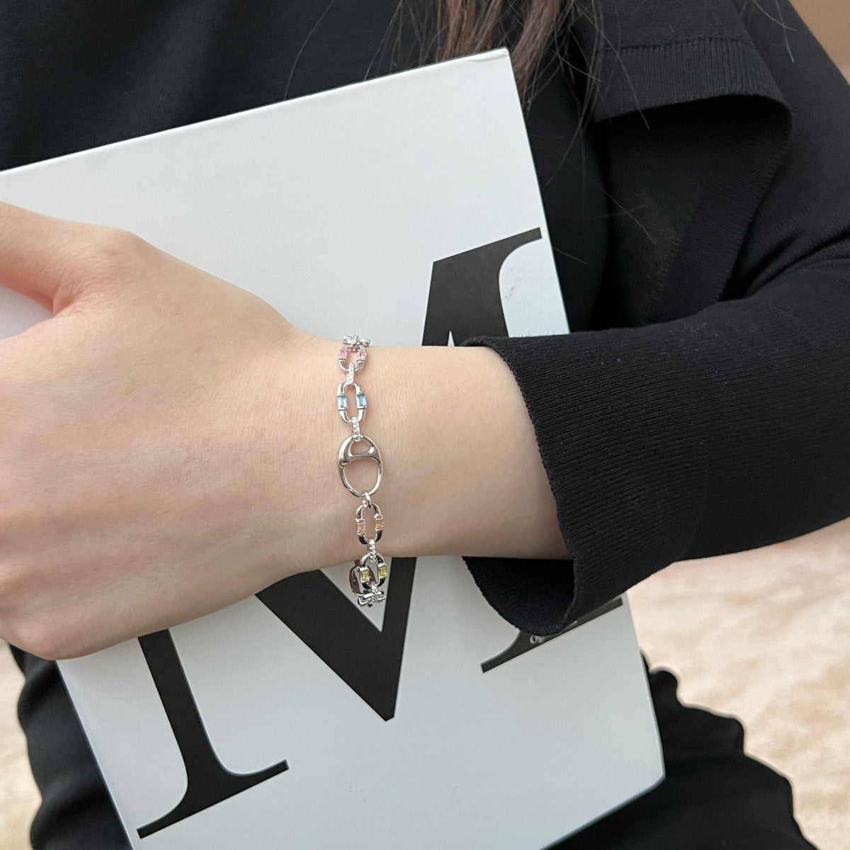 [Aurelle Style]Dazzling Colorful Daily Bracelet