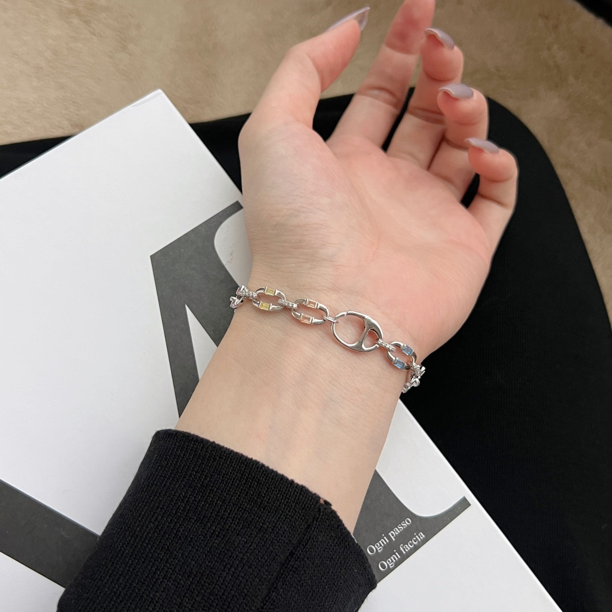 [Aurelle Style]Dazzling Colorful Daily Bracelet