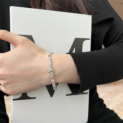 [Aurelle Style]Dazzling Radiant Multi Cut Daily Bracelet