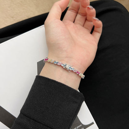 [Aurelle Style]Ornate Sparkling Multi Cut Party Bracelet