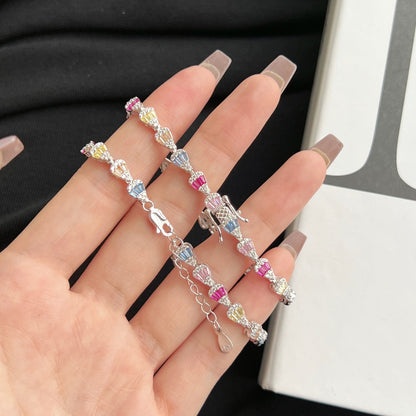 [Aurelle Style]Radiant Water Drop Shape Daily Bracelet