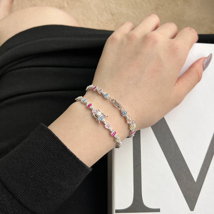 [Aurelle Style]Radiant Water Drop Shape Daily Bracelet