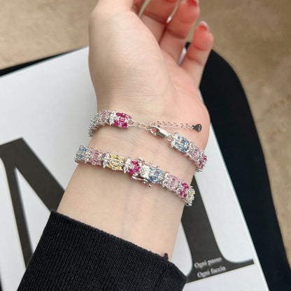 [Aurelle Style]Delicate Colorful Multi Cut Party Bracelet