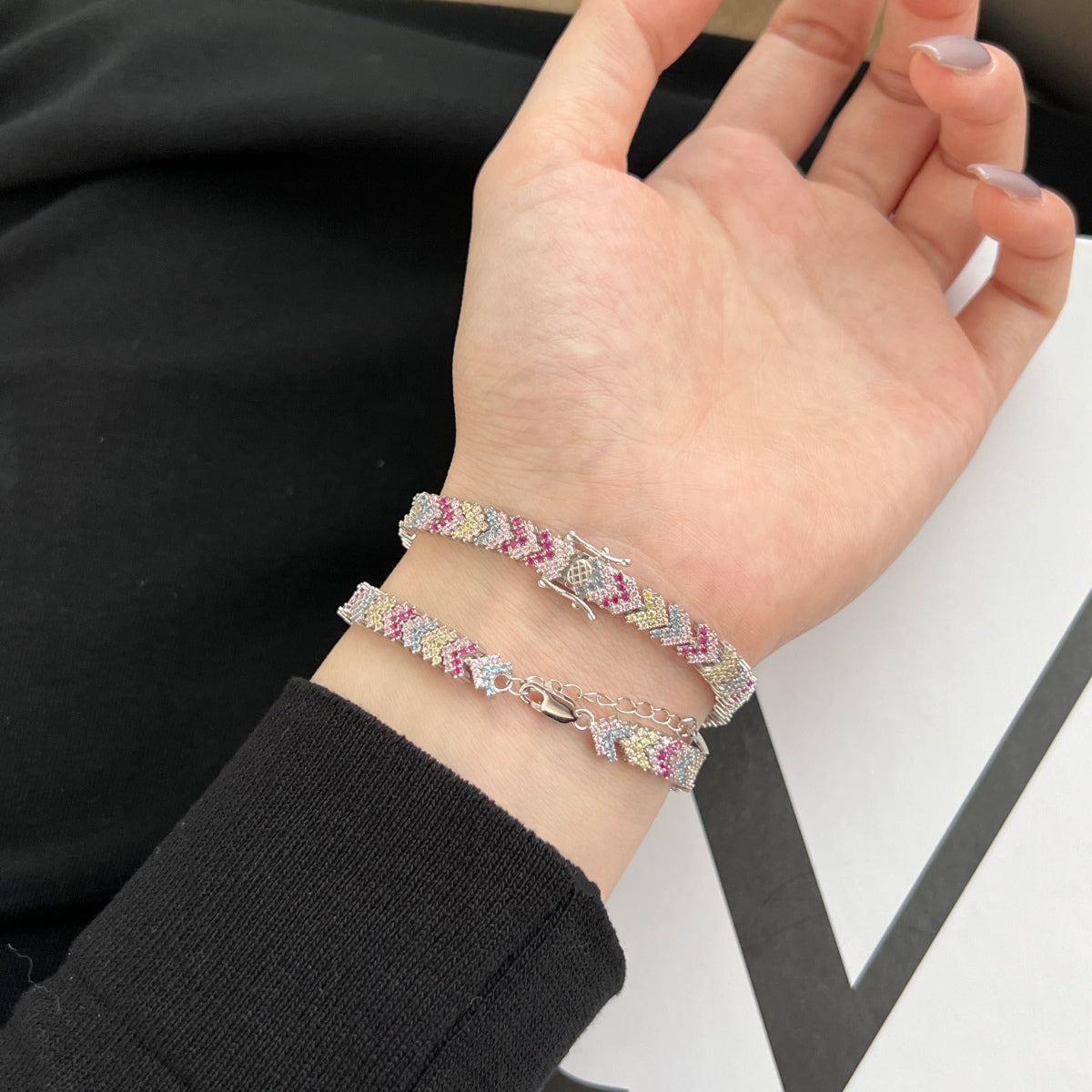 [Aurelle Style]Ornate Sparkling Round Cut Party Bracelet
