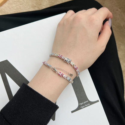 [Aurelle Style]Radiant Colorful Emerald Cut Party Bracelet