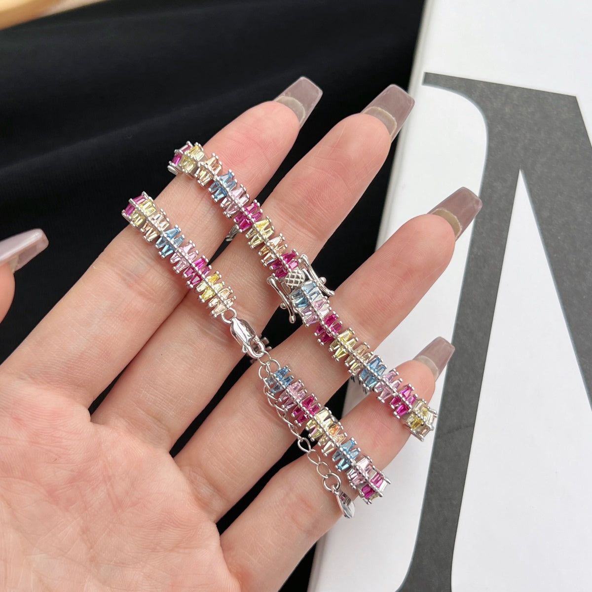 [Aurelle Style]Sparkling Exquisite Multi Cut Party Bracelet