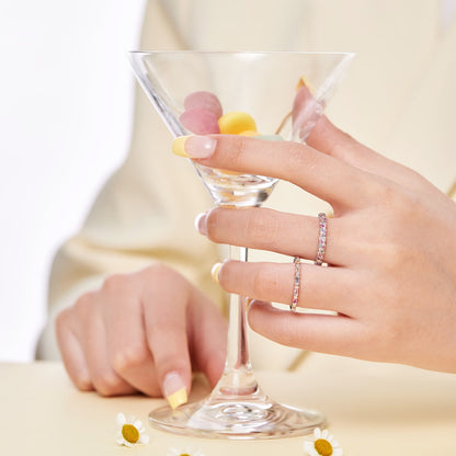 [Aurelle Style]Dainty Ebullient Round Cut Daily Ring