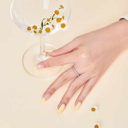 [Aurelle Style]Dainty Ebullient Round Cut Daily Ring