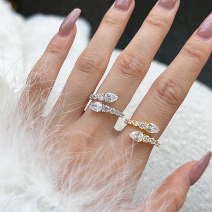 [Aurelle Style]Delicate Lively Snake Shape Daily Ring