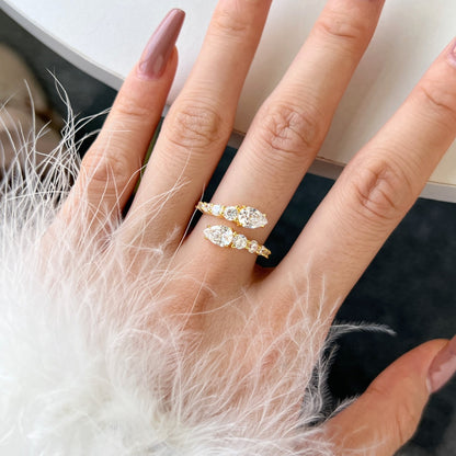 [Aurelle Style]Delicate Lively Snake Shape Daily Ring