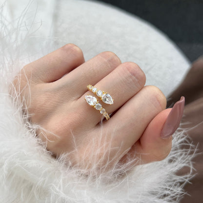 [Aurelle Style]Delicate Lively Snake Shape Daily Ring