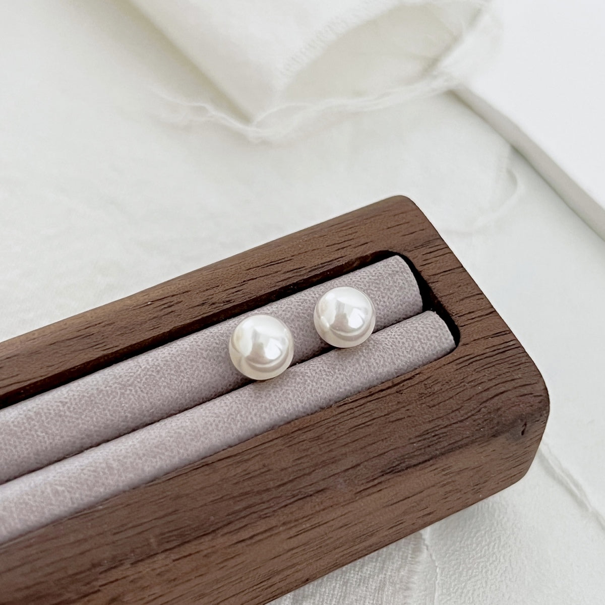 [Aurelle Style]Delicate Pearl Earrings