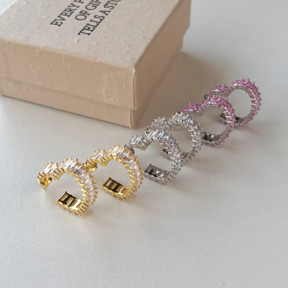 [Aurelle Style]Radiant Heart Cutout Earrings