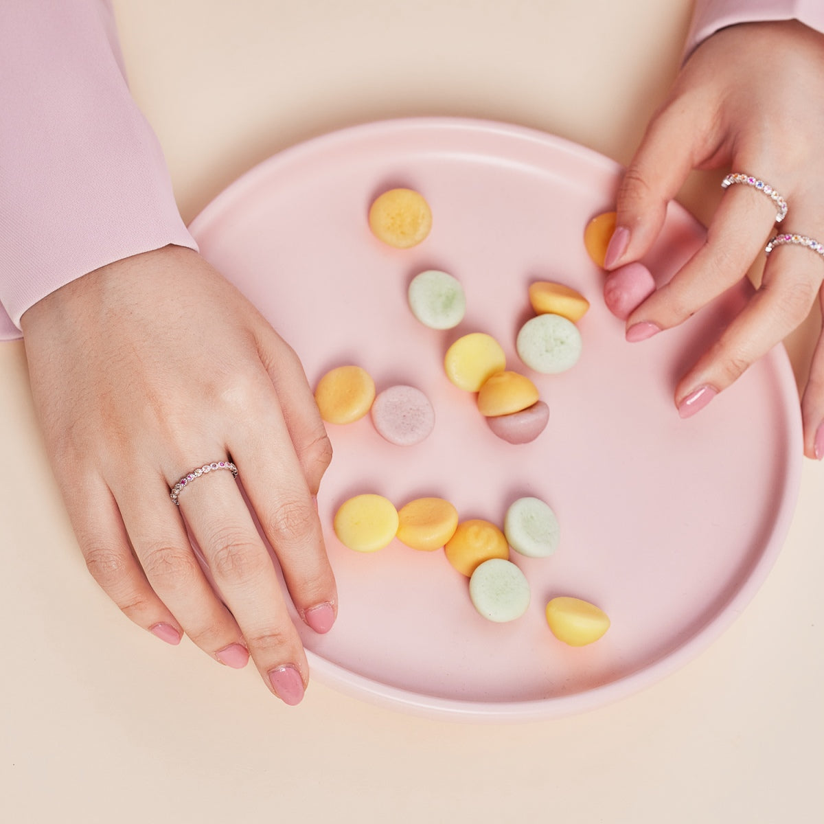 [Aurelle Style]Radiant Sparkling Round Cut Daily Ring