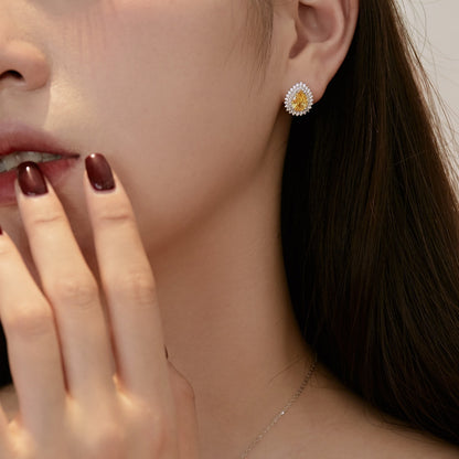 [Aurelle Style]Delicate Gorgeous Pear Cut Daily Earrings
