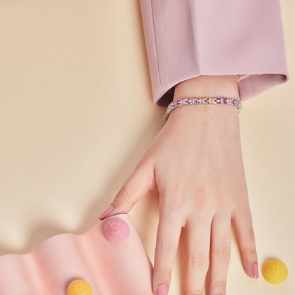 [Aurelle Style]Radiant Colorful Emerald Cut Party Bracelet