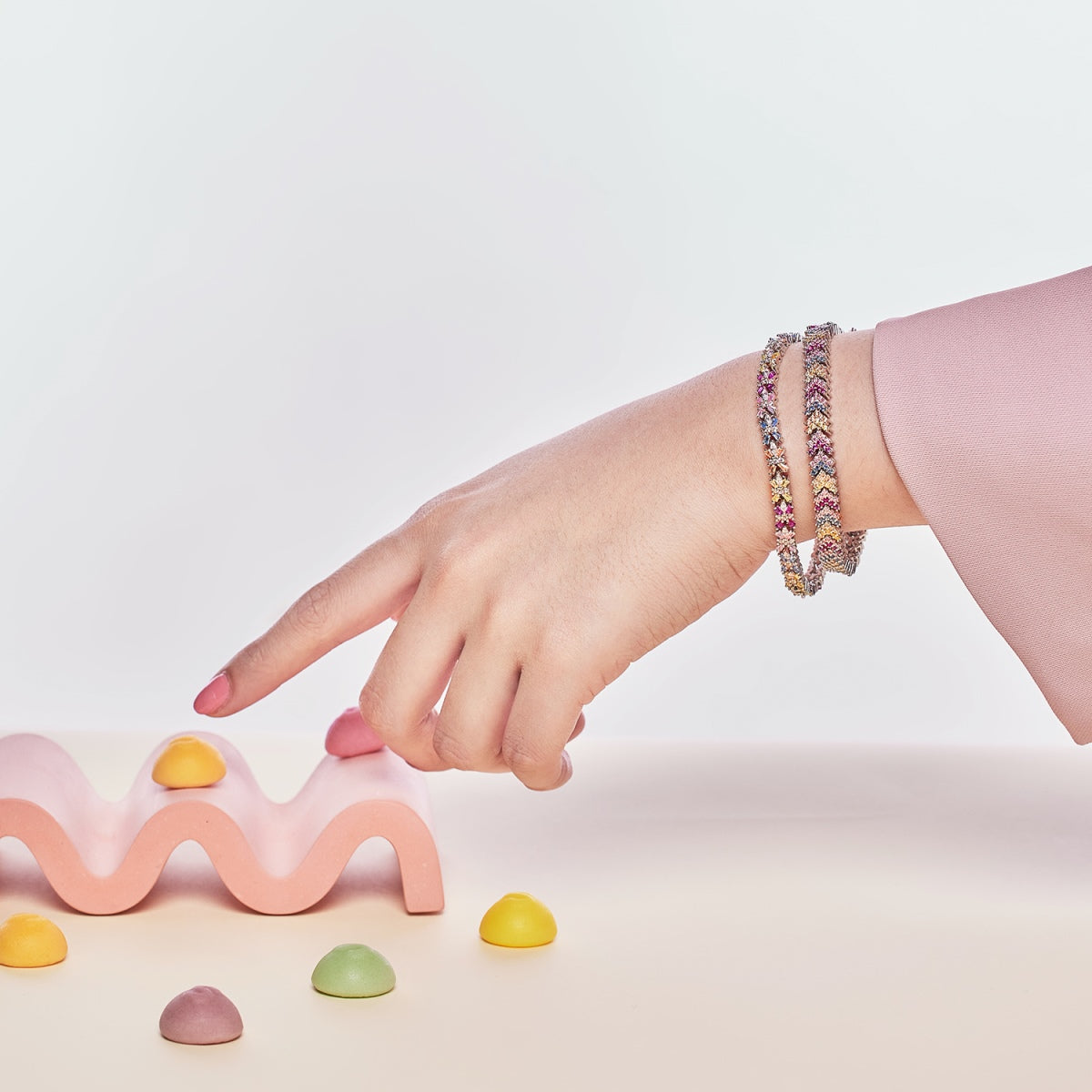 [Aurelle Style]Radiant Colorful Emerald Cut Party Bracelet