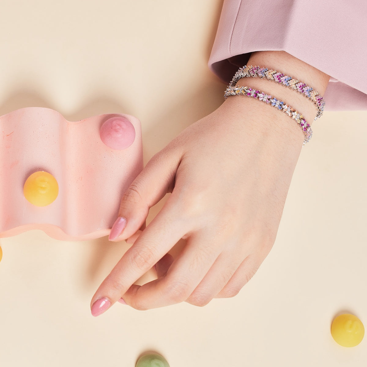 [Aurelle Style]Ornate Sparkling Round Cut Party Bracelet
