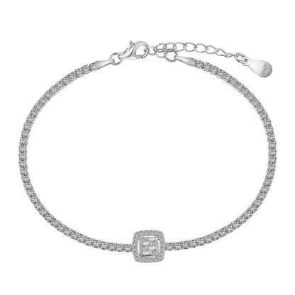 [Aurelle Style]Luxurious Dazzling Square Shape Banquet Bracelet