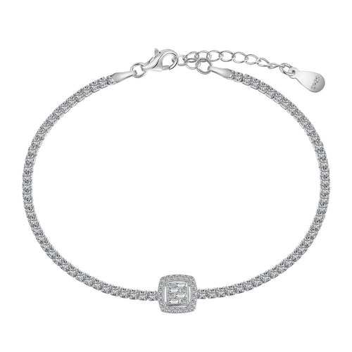 [Aurelle Style]Luxurious Dazzling Square Shape Banquet Bracelet
