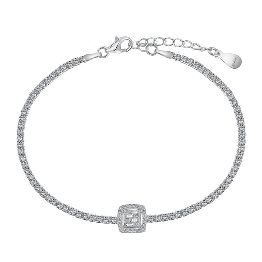 [Aurelle Style]Luxurious Dazzling Square Shape Banquet Bracelet
