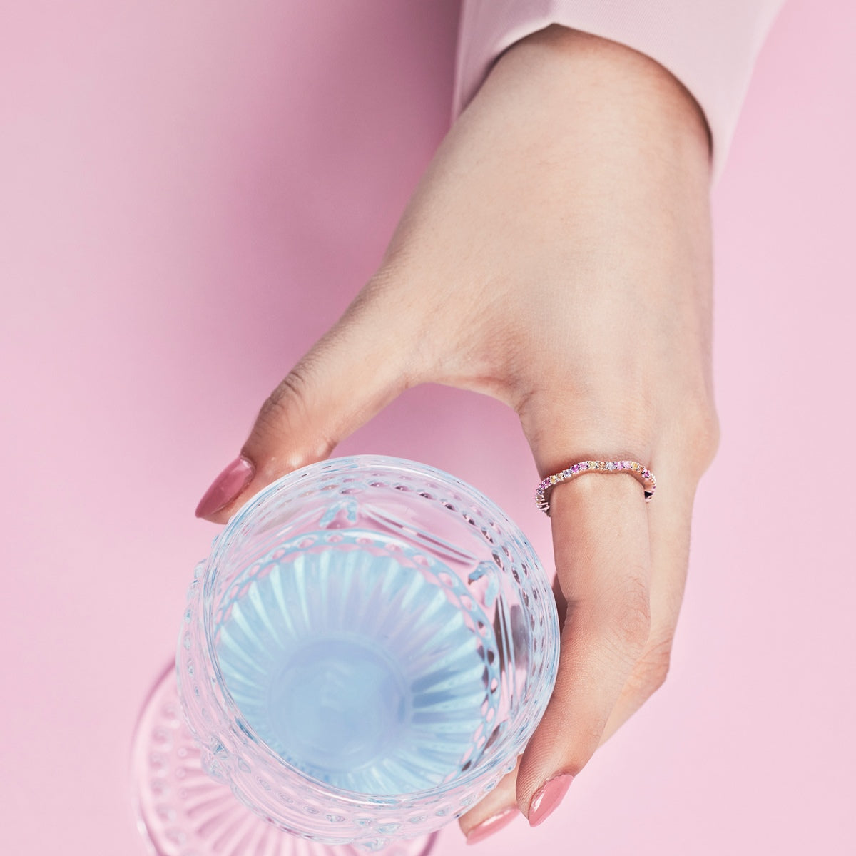 [Aurelle Style]Dainty Colorful Round Cut Party Ring