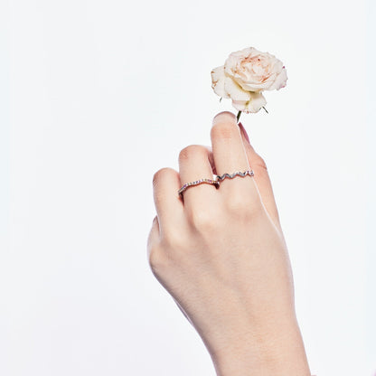 [Aurelle Style]Dainty Colorful Round Cut Party Ring