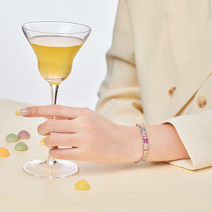 [Aurelle Style]Delicate Colorful Multi Cut Party Bracelet