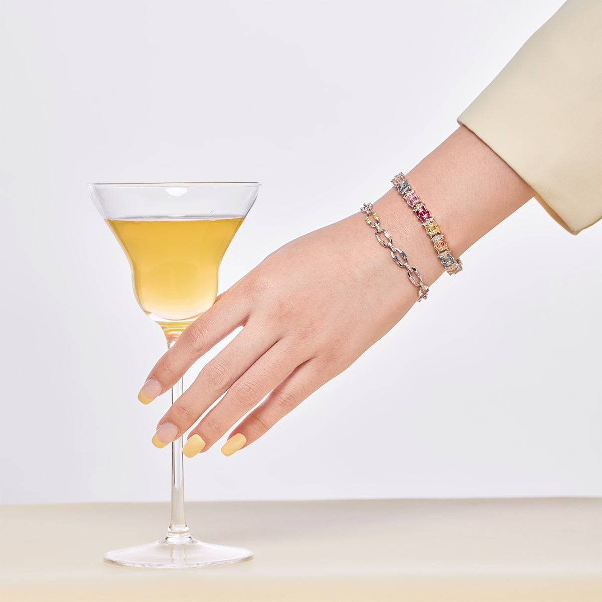 [Aurelle Style]Delicate Colorful Multi Cut Party Bracelet